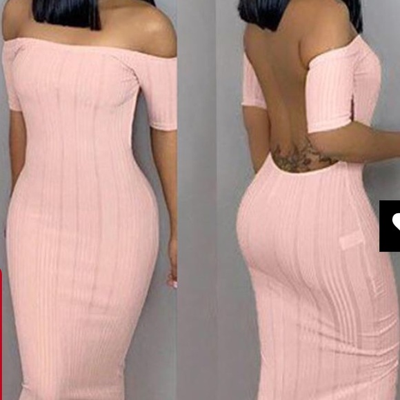 back out bodycon dress